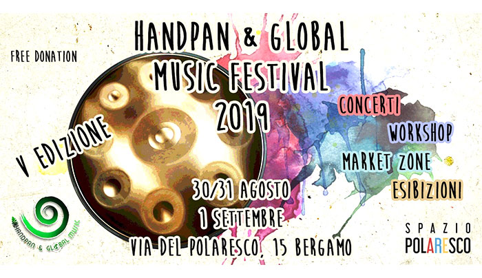 duo workshop adele b handpan global music festival bergamo italy nattagh multiman hang handpan